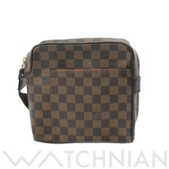 Louis Vuitton Damier Olaf PM Brown Canvas Shoulder Bag - Picture 1 of 9
